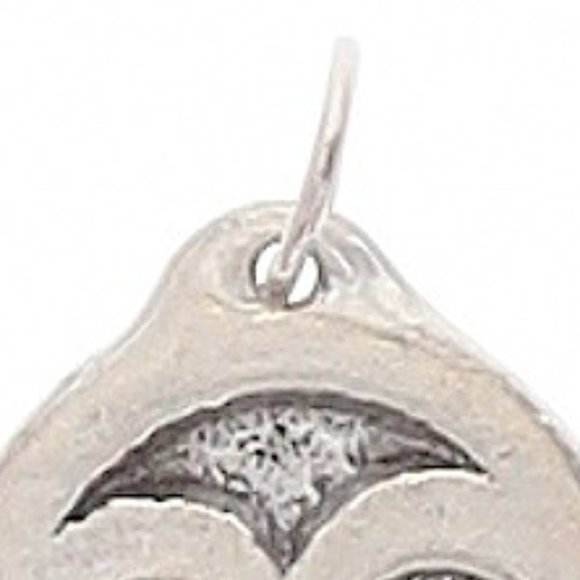 Aries PENDANT pewter NEW round disc zodiac sign Ram - Picture 3 of 4